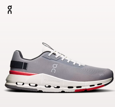 Zapatillas ON CLOUDNOVA FORM2 FOG/RED